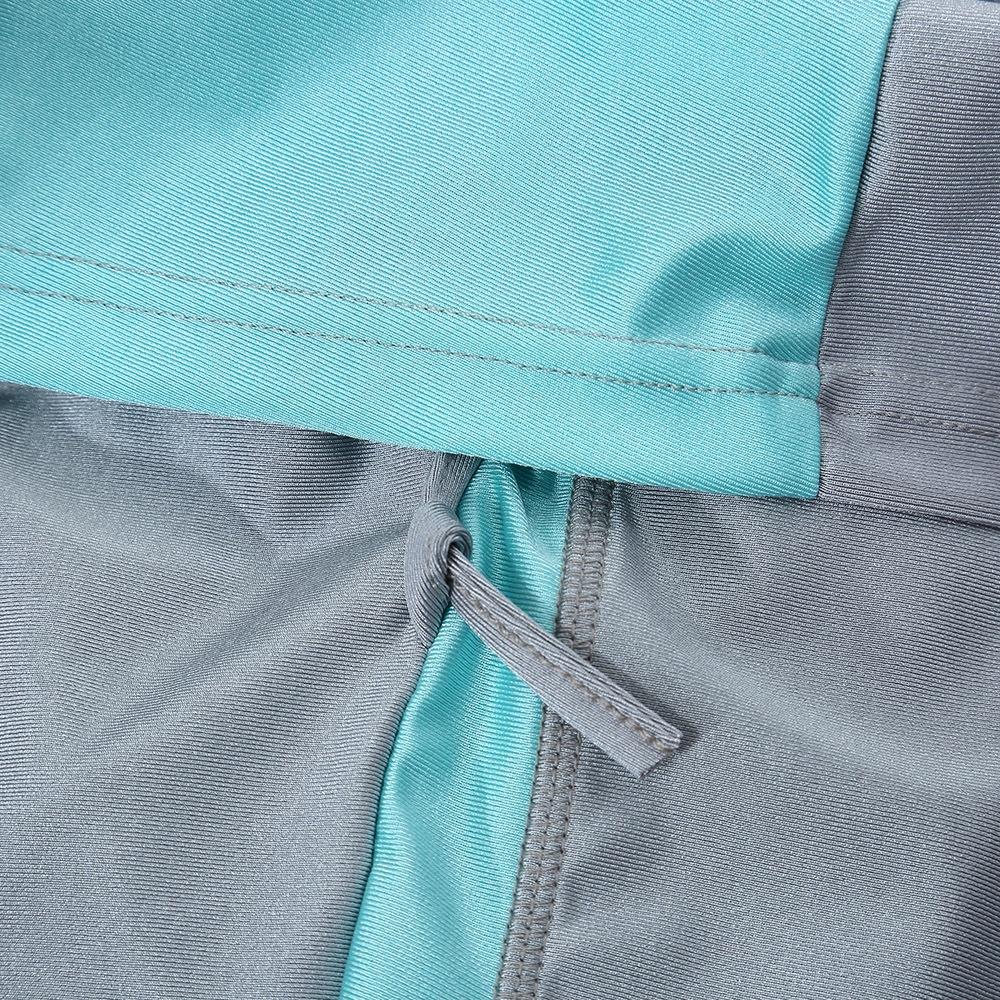 Women Muslim Bathing Suit With Cap S-XXXL Solid Color Muslimah Swimming Suit 3 Piece Swimwear Conservative High Elasticity Beachwear Plus Size