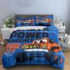 Monster Truck Adventure Design Bedding Duvet Cover Set Duvet Cover Pillowcases  (1*Duvet Cover 2*Pillowcases, without duvet insert)