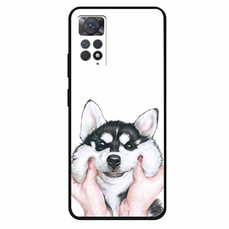 Чехол For Xiaomi Redmi Note 11 Pro 5G Чехол Крутой Космос Мягкий Силикон ТПУ Чехлы Для Xiaomi Redmi Note 11Pro 5G Волк Защитный Корпус