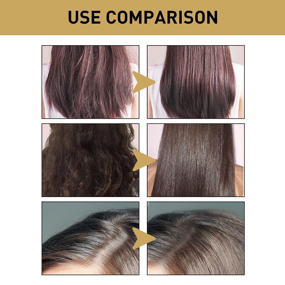 Натуральный имбирь, шампунь против седых волос, органическая краска для волос, перманентный черный шампунь для женщин, покрывает белые седые волосы, против выпадения волос