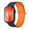 Совместимый силиконовый ремешок с магнитной застежкой для Apple Watch Серии 1-11, Ultra 3, SE 3, стиль «Три звена»