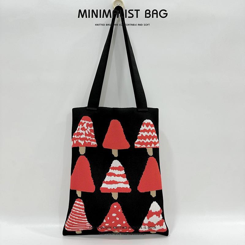 Дизайн Любовь Вязаная Сумка Через Плечо Сумка Большая Сумка Большой Емкости