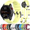 26 22 20MM Silicone Watch Band Strap For Garmin Fenix 8 E 6X 6 6S Pro 7X 7 Easy Wristband Fenix 5 5X 5S Plus Smartwatch Bracelet