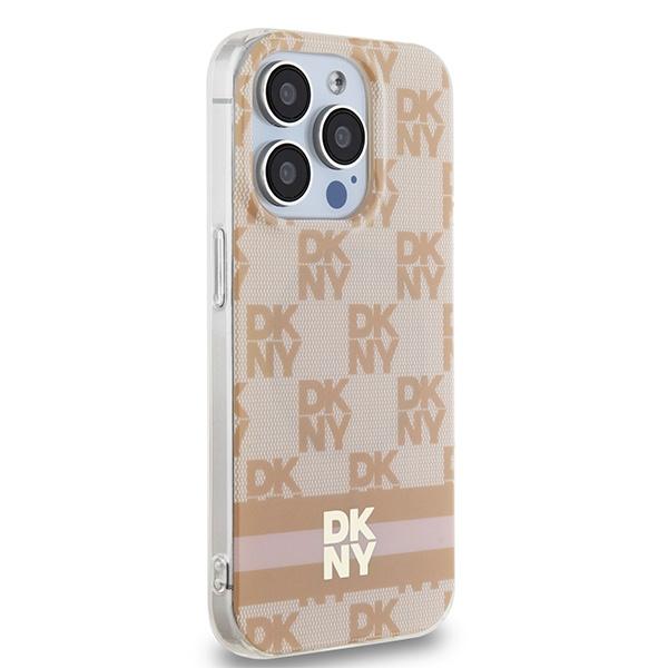 Dkny Dkhmp13Xhcptsp Iphone 13 Pro Max6.7 Różowy/Pink Hardcase Iml Checkered Mono Pattern & Printed Stripes Magsafe