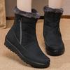 Модные зимние женские сапоги зимние меховые сапоги женские водонепроницаемые женские туфли на молнии женские плюшевые мягкие ботинки женские зимние женские сапоги