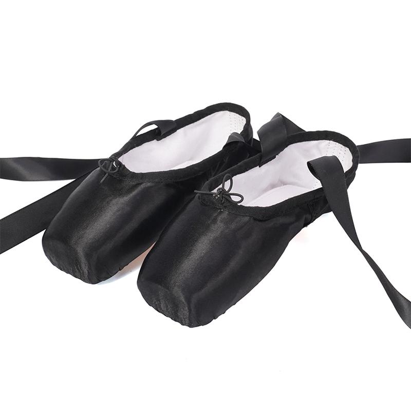 Женские балетные танцевальные туфли с профессиональным носком, розовые балетные пуанты