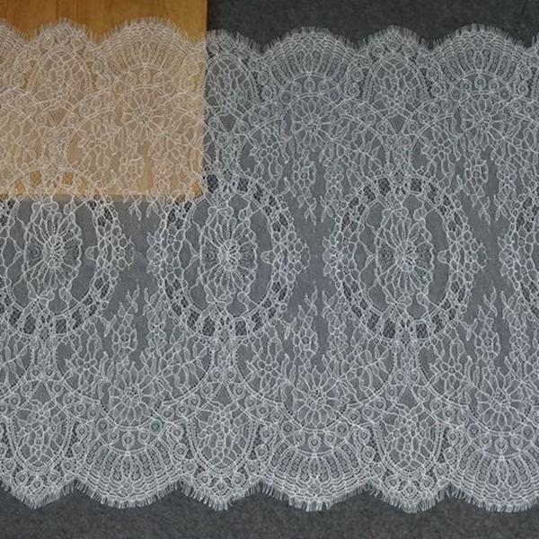Кружевная ткань для ресниц 3 метра, белая и черная сетчатая пряжа, ресницы, кружевная отделка, одежда, юбка, кружевная ткань, одежда, украшение с вышивкой