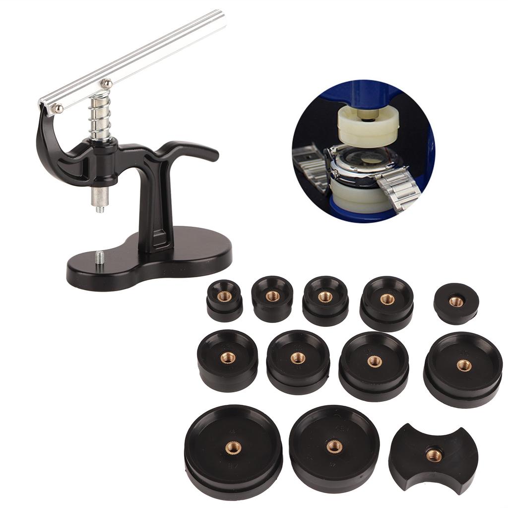 Инструмент для ремонта часов для пресса задней крышки часов, замены батареи с 12 матрицами