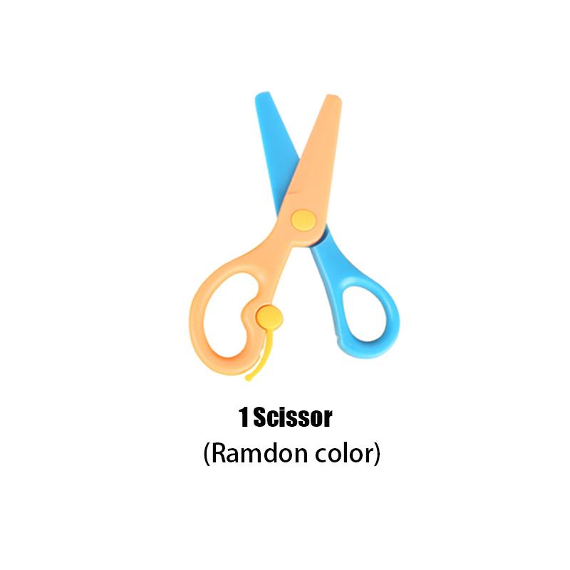 48/90 Sheets Colorful Paper-Cut Cartoon DIY Folding Cutting Book Toys Kids Craft Animal  Art Child-Safe Scissors Learning Toys