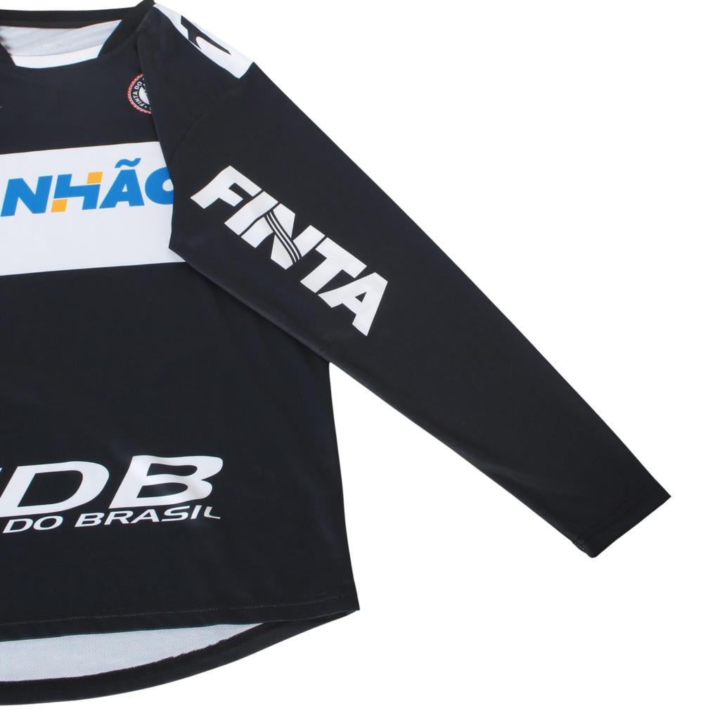 FINTA Мужская футбольная тренировочная рубашка с длинным рукавом FTE0022 (05:00) черный