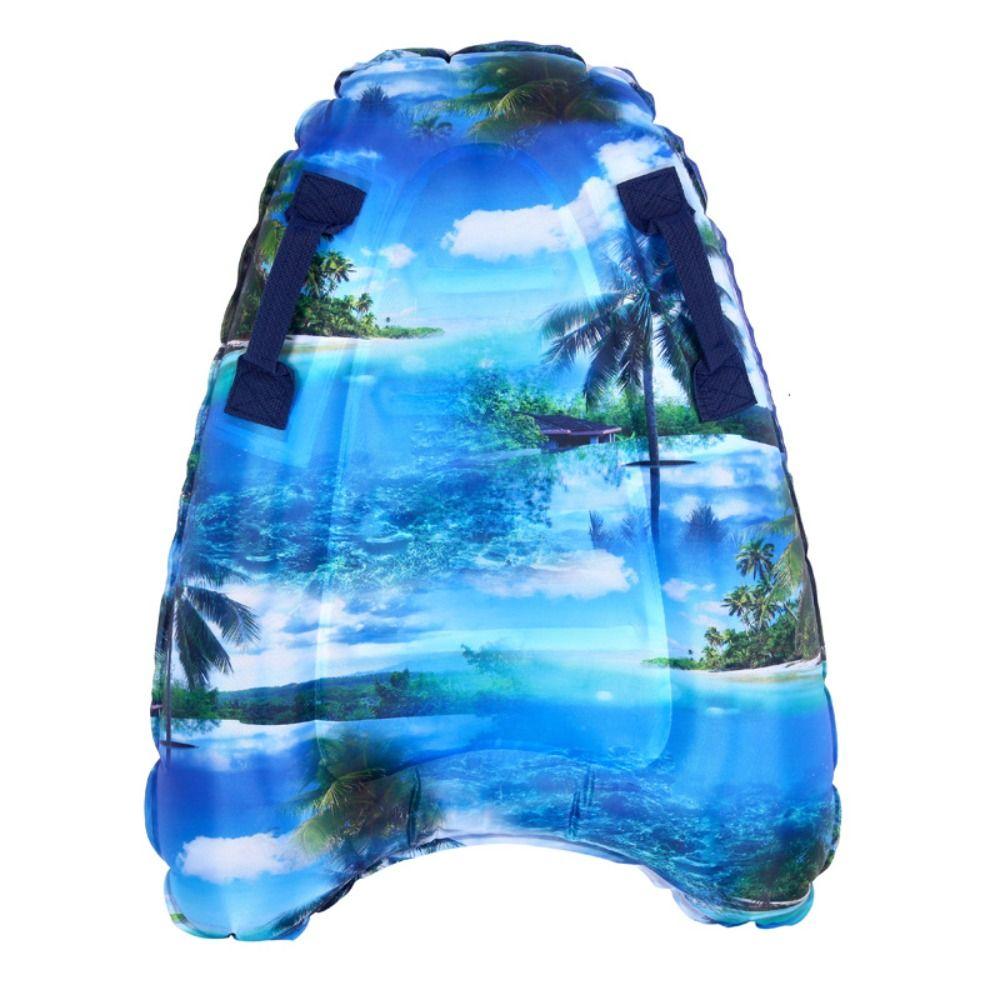 Printed Inflatable Surfboard Folding Surfing Body Board Floating Surfboard Summer