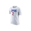 NBA Basketball Sports Print Short Sleeve T-Shirt Men Tops White CV8527-101