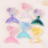 A 6-piece Set of New Sequined Cartoon Mermaid Starfish Shell Edge Clip-on Hair Accessories