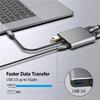 USB Type C Hub to Dual 4K HD HDMI USB 3.0 PD Порт зарядки Адаптер док-станции USB-C Поддержка двухэкранного дисплея для MacBook