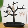 Detachable Storage Rack Delicate Collectible PP Solid Hanging Jewelry Organizer for Bedroom