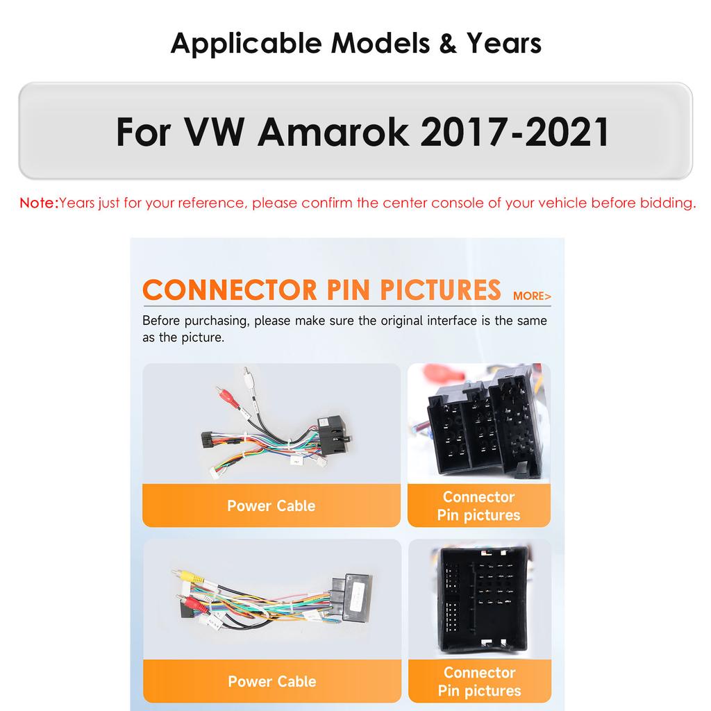 Hizpo Snapdragon Android Видеоплеер Интеллектуальный Экран для Volkswagen VW Amarok 1 2017 - 2021 Мультимедийный Головной Устройство Автомобильный GPS Авторадио Навигация