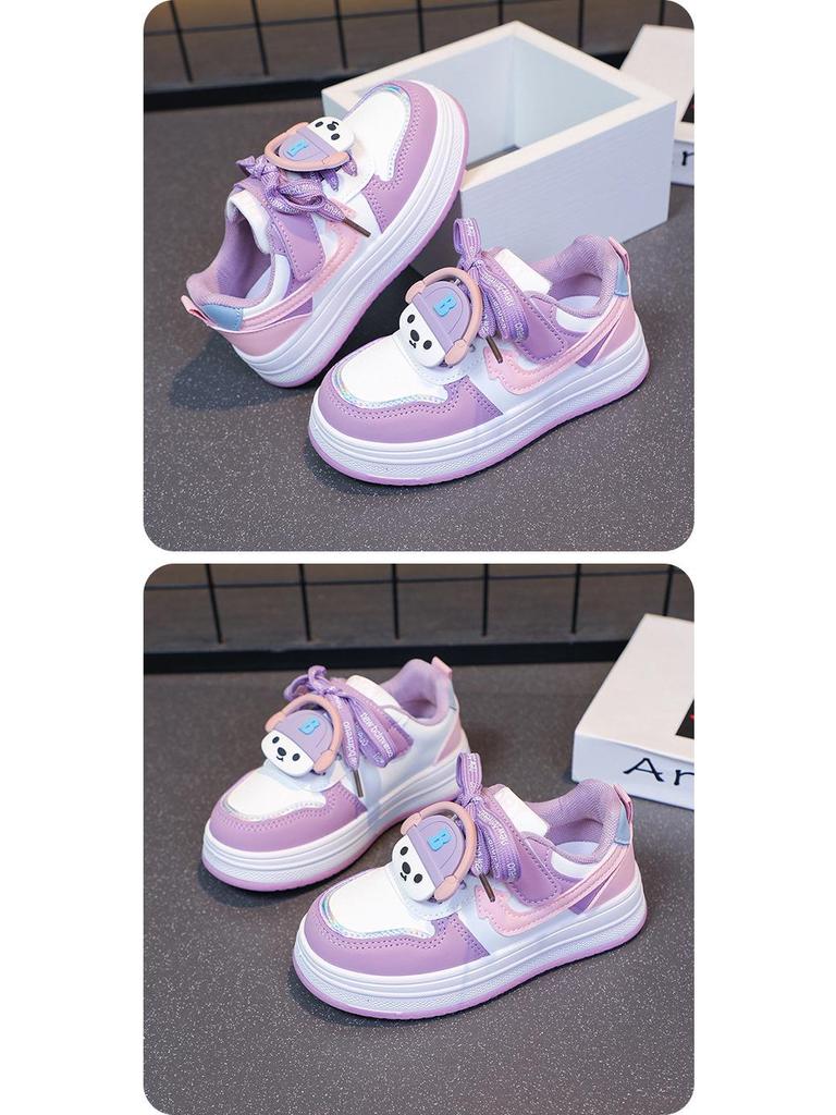 Дышащие, износостойкие скейт-туфли для детей – Удобные кроссовки с мягкой подошвой для мальчиков и девочек с мультяшным дизайном