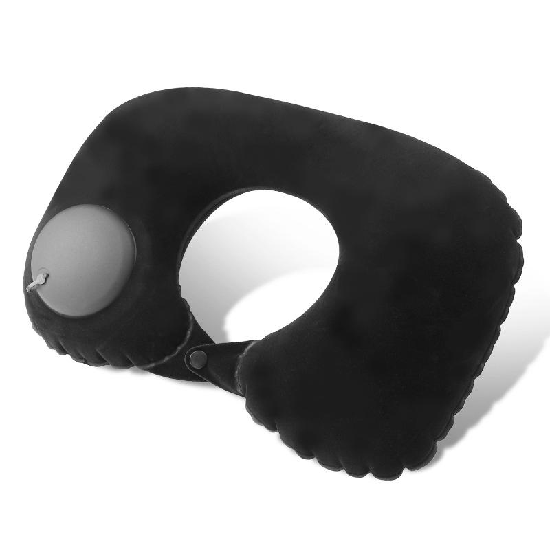 Compression Inflatable U-shaped Pillow Portable Travel Airplane Pillow Neck Protection Pillow Outdoor Travel Sleeping Pillow