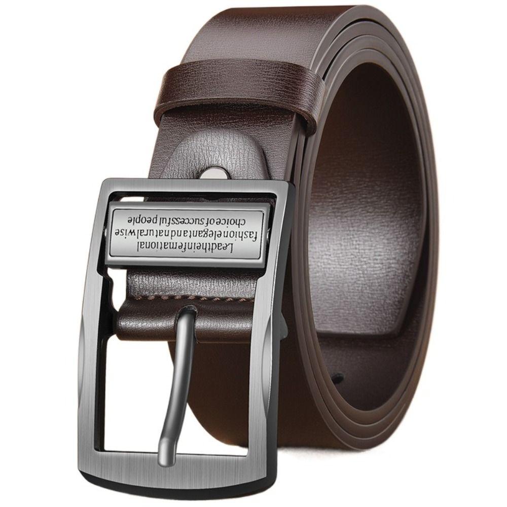 Универсальный пояс с пряжкой, роскошный дизайн, модный кожаный ремень