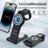 3 In 1 Portable Folding Multi-function Magnetic Wireless Charger 15W Fast Charging Dock