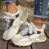 Fashion Shoes Female 2024 Hot Sale Lace Up Women Vulcanize Shoes Autumn Mixed Colors Casual Comfortable Walking Shoes Zapatos De Mujer