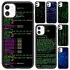 Чехол для телефона с изображением хакерского компьютерного кода Для iPhone 16 15 14 plus XR XS 11 12 13 pro max Защитный чехол coque