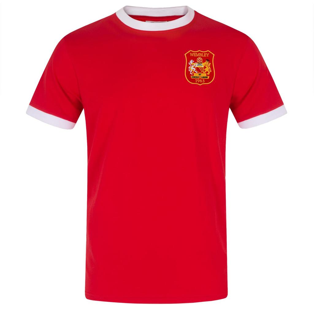 Fan Originals Mens United Wembley 1958 Crest Polyester T-Shirt