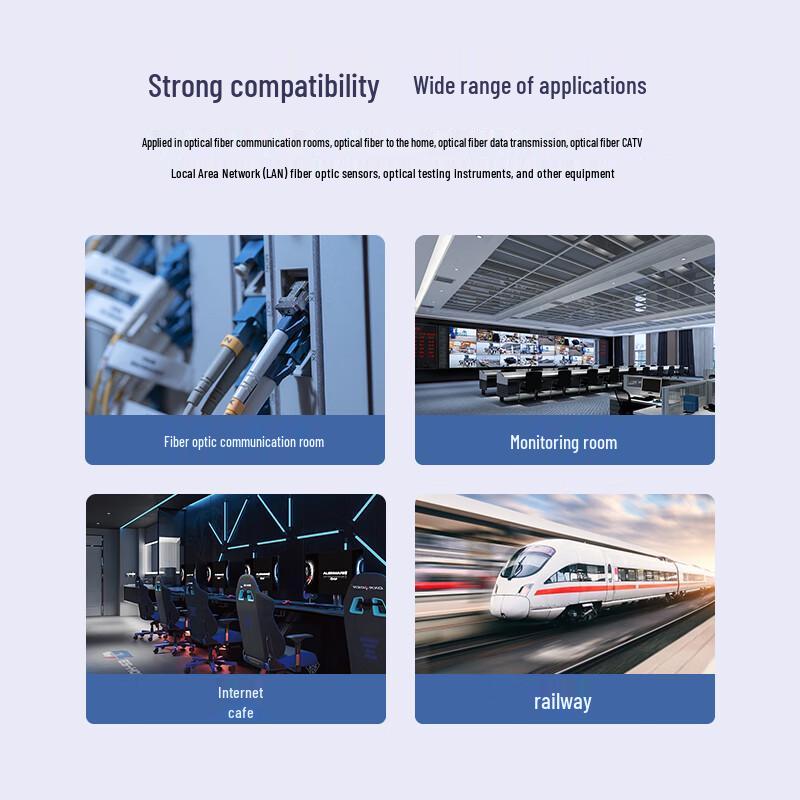 EB-LINK MPO-MPO Female OM3 12-Core 40G Multimode Fiber Patch Cable