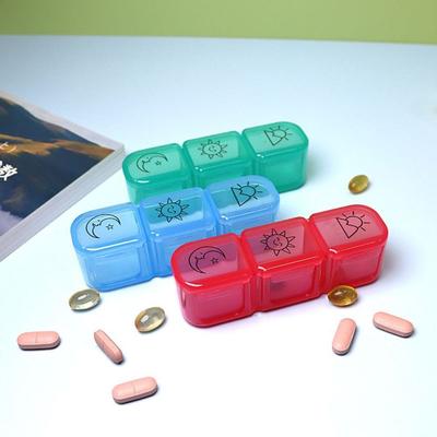 Мини-коробка для хранения таблеток, многофункциональная коробка для таблеток, портативный органайзер для еженедельных таблеток, путешествия