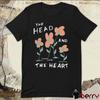 2025 The Head And The Heart Цветочная Живопись S-5XL Унисекс Хлопковая Футболка LI1761 Унисекс Футболка