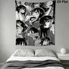 The dangerous thing in my heart Wall Tapestry Aesthetic Wall Hanging Printed Fabric Blanket Decorative Tapestries for Bedroom Living Room Home Decor
