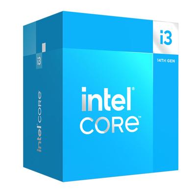 Процессор Intel Core для настольных ПК, 4 ядра, ядра P 0, E, до i3-14100 (4+ ядра) 4,7 ГГц, BX8071514100.