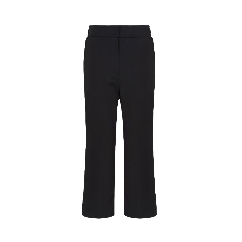OLIVIA HASSLER Back Waist Elastic Crop Pants_Ohempt203