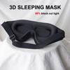 3D Sleep Mask Blindfold Sleeping Aid Eye Mask Soft Memory Foam Face Mask Eyeshade 99% Blockout Light Slaapmasker Eye Cover Patch