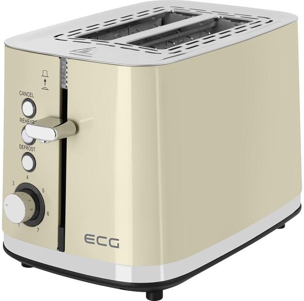 Toaster ECG ST 2766 Vintage Vanilla