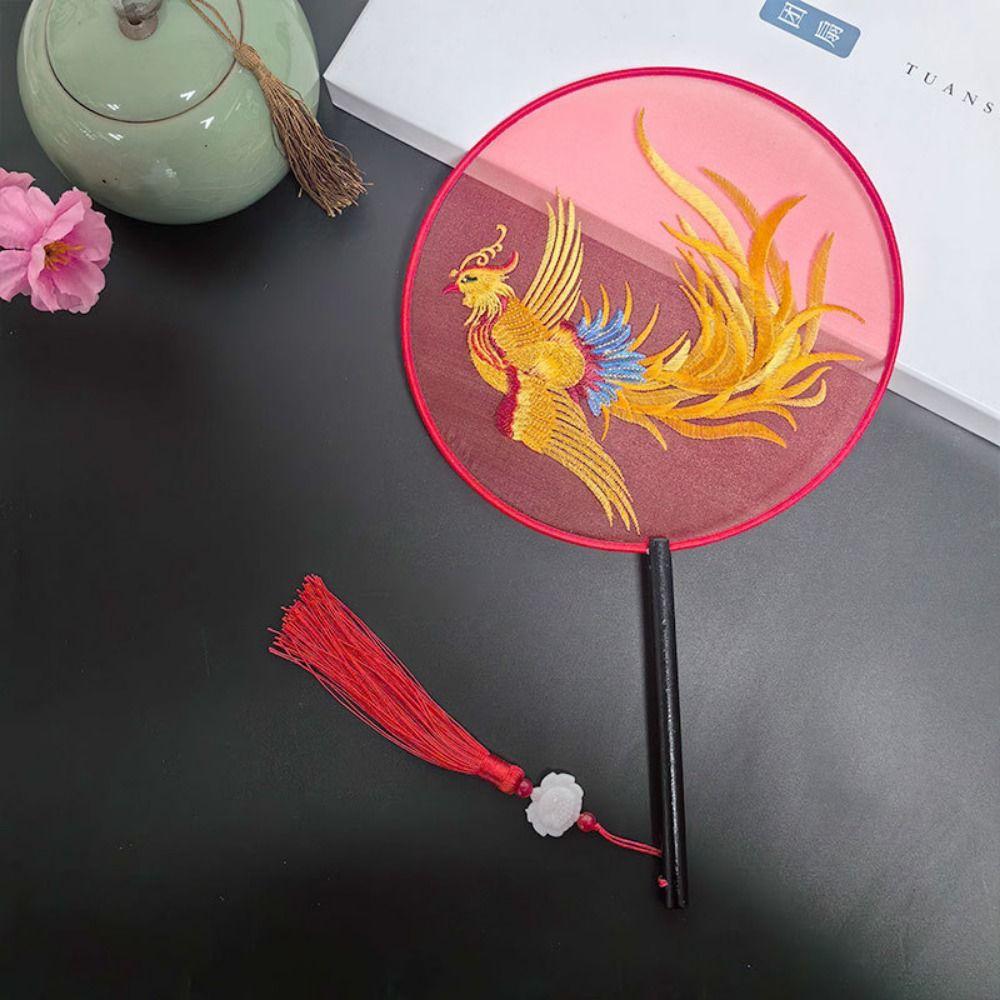 Китайский стиль Китайский древний стиль Круглый веер Креативный веер туань Ханьфу Анимационные аксессуары Ханьфу