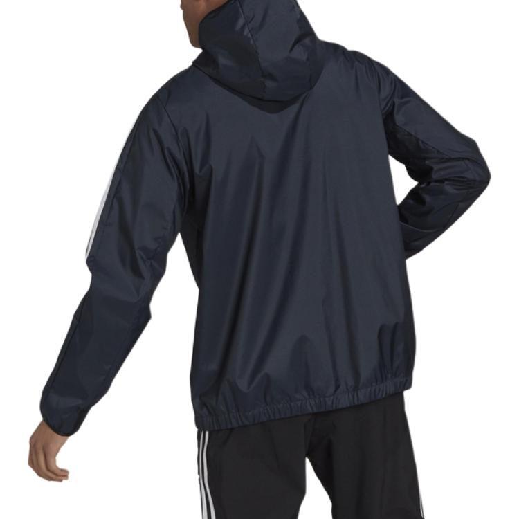 adidas Куртки Мужские Черные С Капюшоном Несъемным Средней Толщины GQ0622