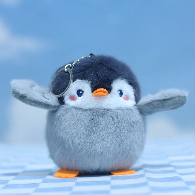 1 шт. Милая реалистичная птица Плюшевая игрушка Мягкий попугай Пингвин Набитые плюшевые игрушки Брелок Симуляция животных Подвеска Подарок на день рождения