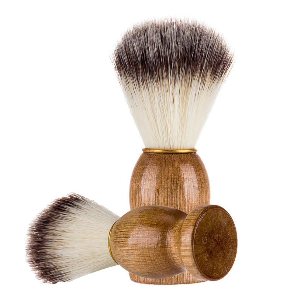 Мужская кисть для бритья Bear Brush Best Badger Hair Shave Wood Razor Barber Tool