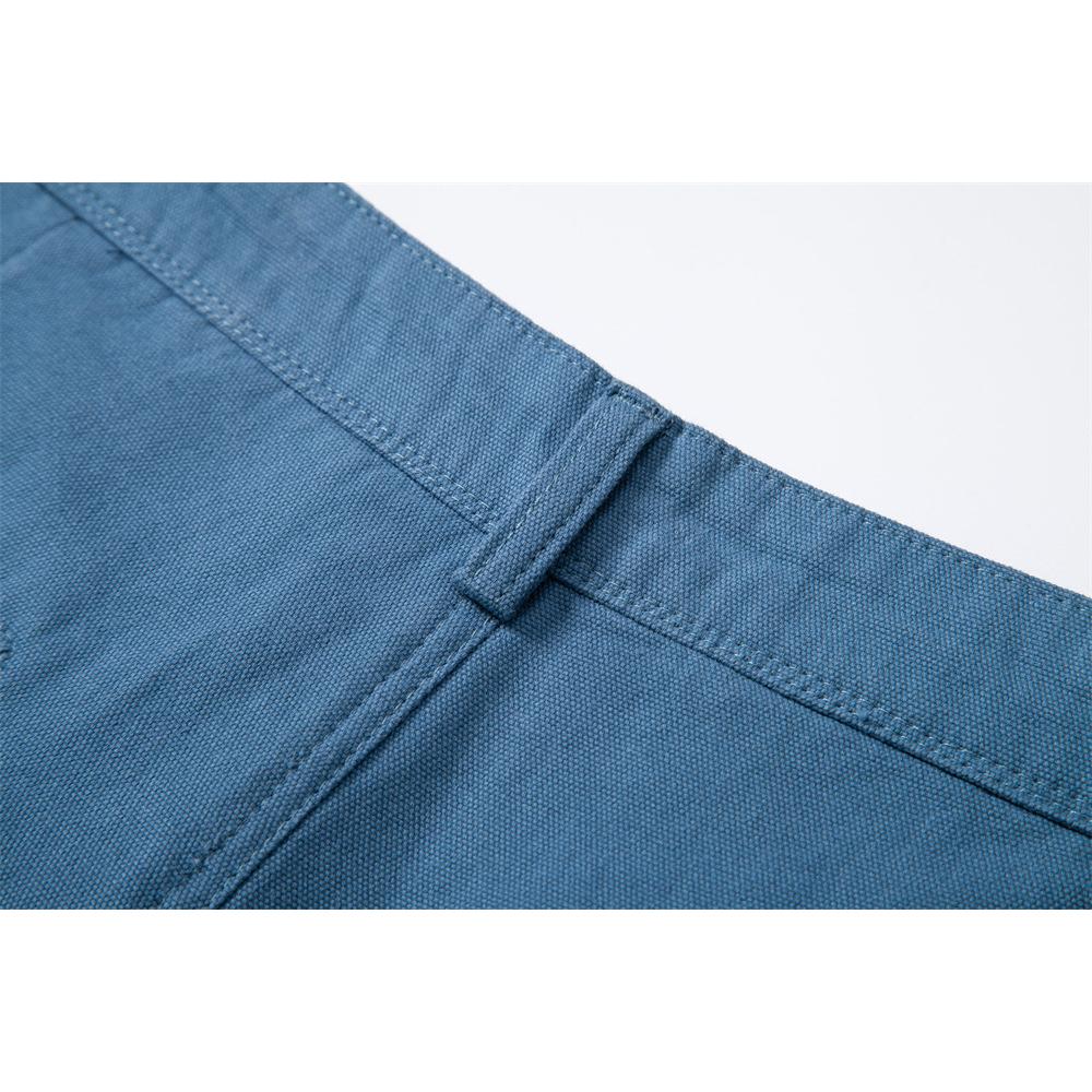 Callaway 2025 Летние вышитые новые хлопковые повседневные мужские шорты, прямые шорты с пятью штанинами, однотонные универсальные рабочие шорты