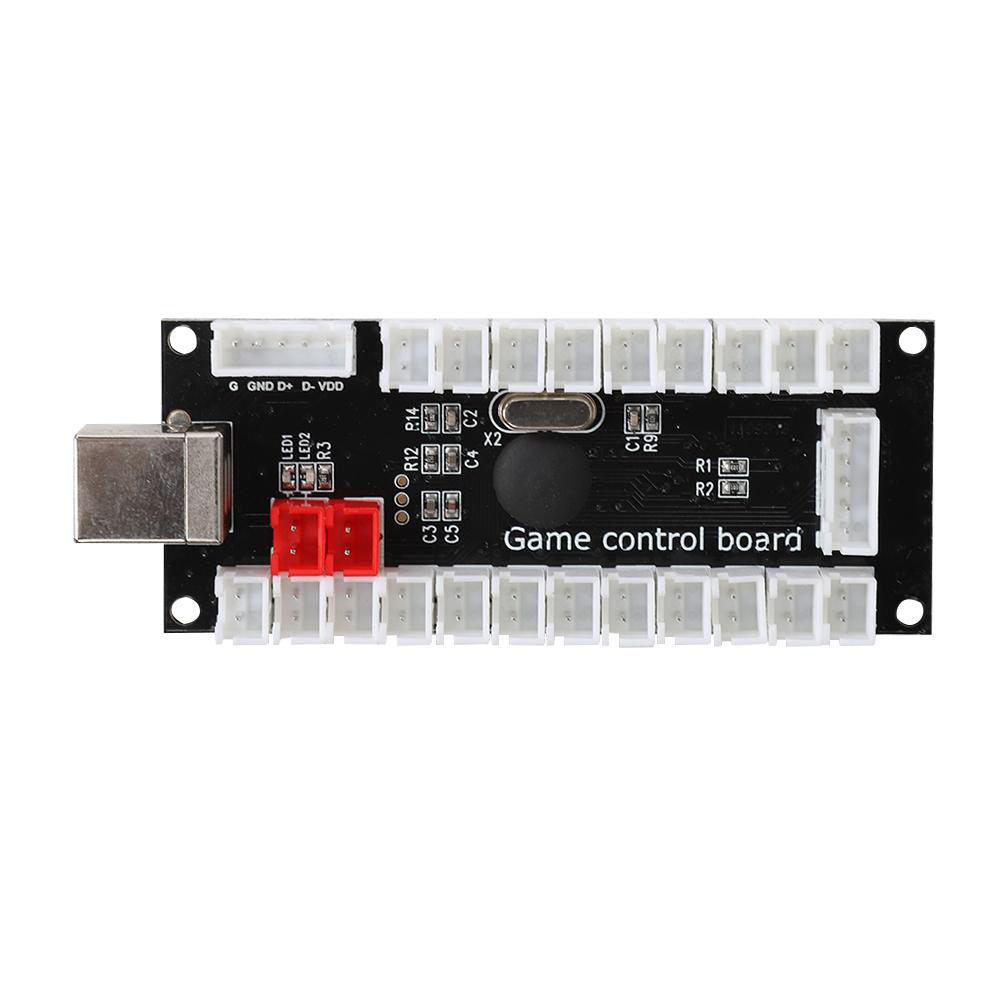 Аркадный игровой USB-контроллер-энкодер с акриловым кристаллическим корпусом для Raspberry Pi и ПК Mainframe882C