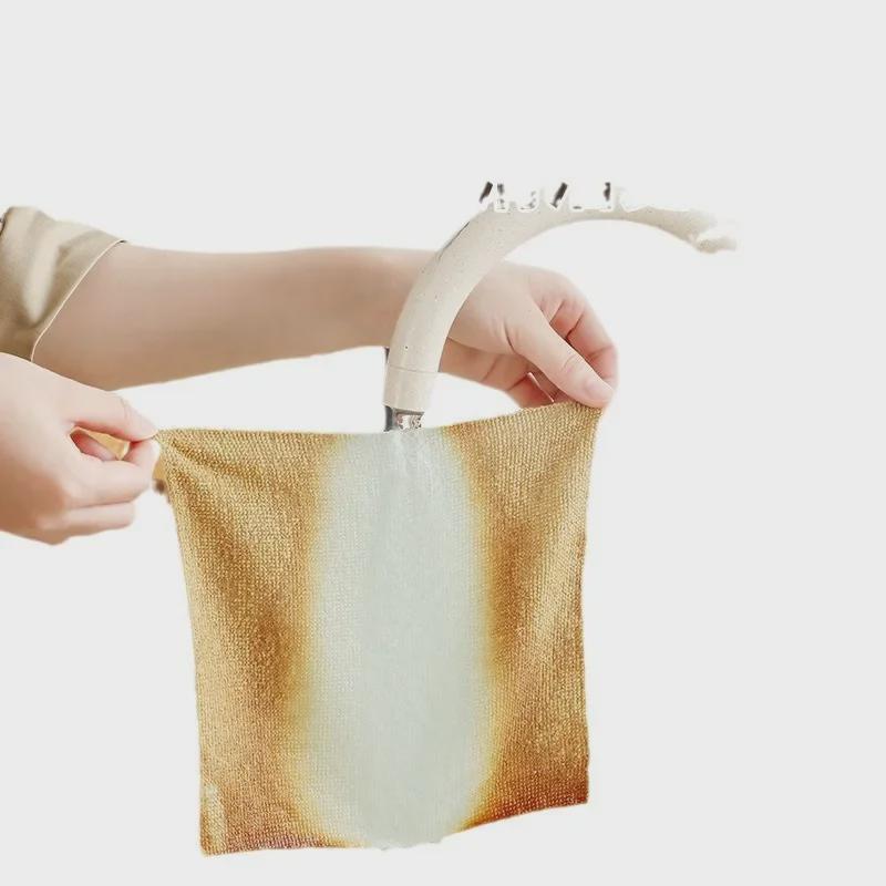 Многоцелевые съемные тряпки: Упакованные в коробки гигиенические губки для влажной и сухой уборки кухни.