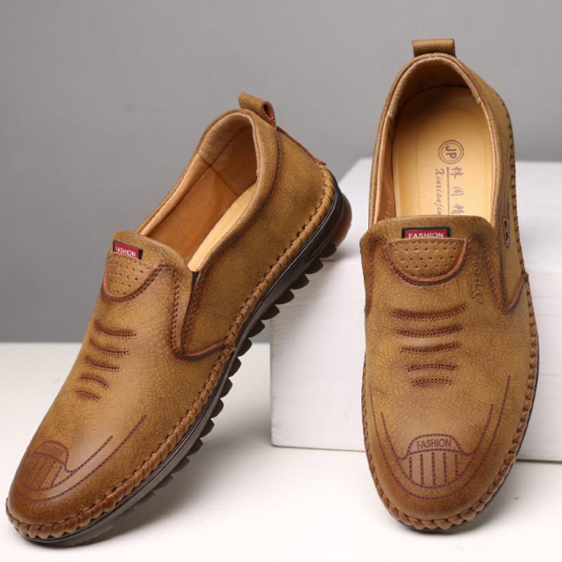 Модная летняя мужская обувь, повседневные мужские мокасины из искусственной кожи, плоские, дышащие, мокасины для вождения в стиле ретро, мокасины Zapatillas Hombre