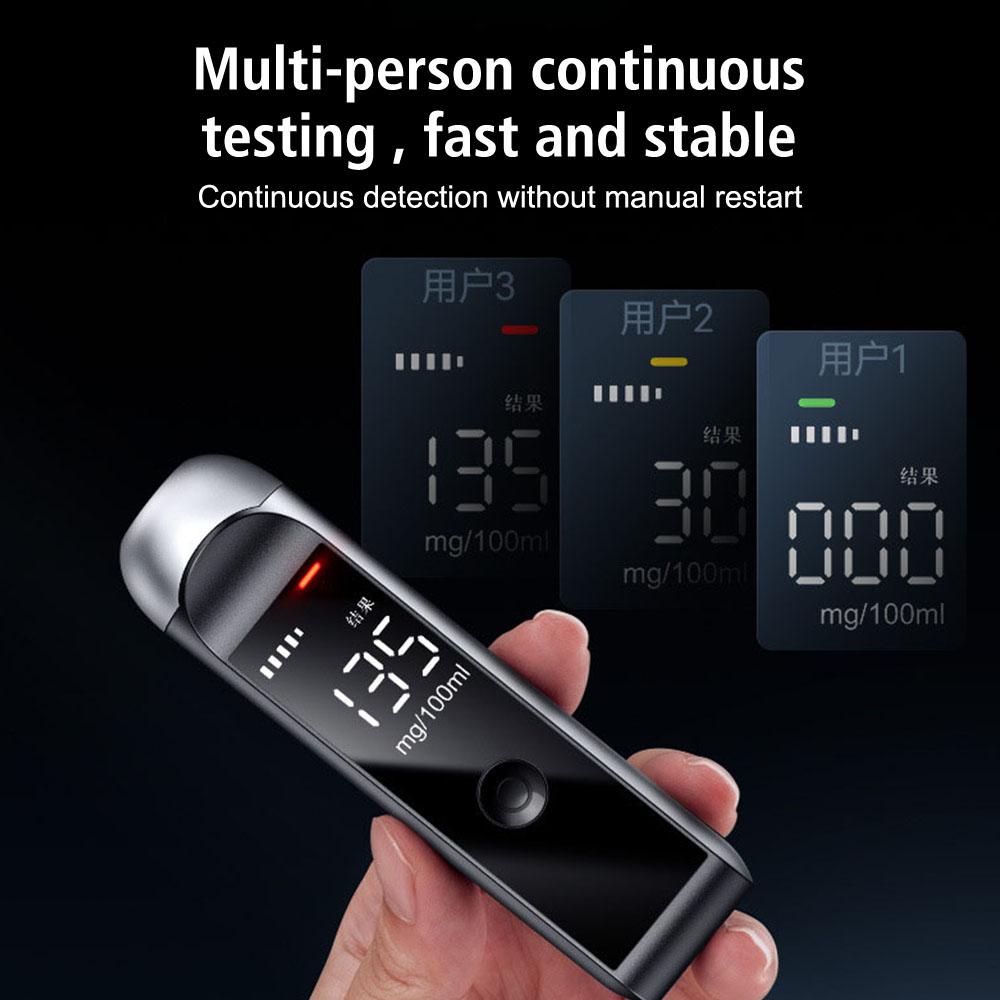 0-200 мг/100 мл полицейский алкотестер с предупреждающим звуковым сигналом детектор алкоголя тестер алкоголя портативный алкотестер цифровой ЖК-дисплей