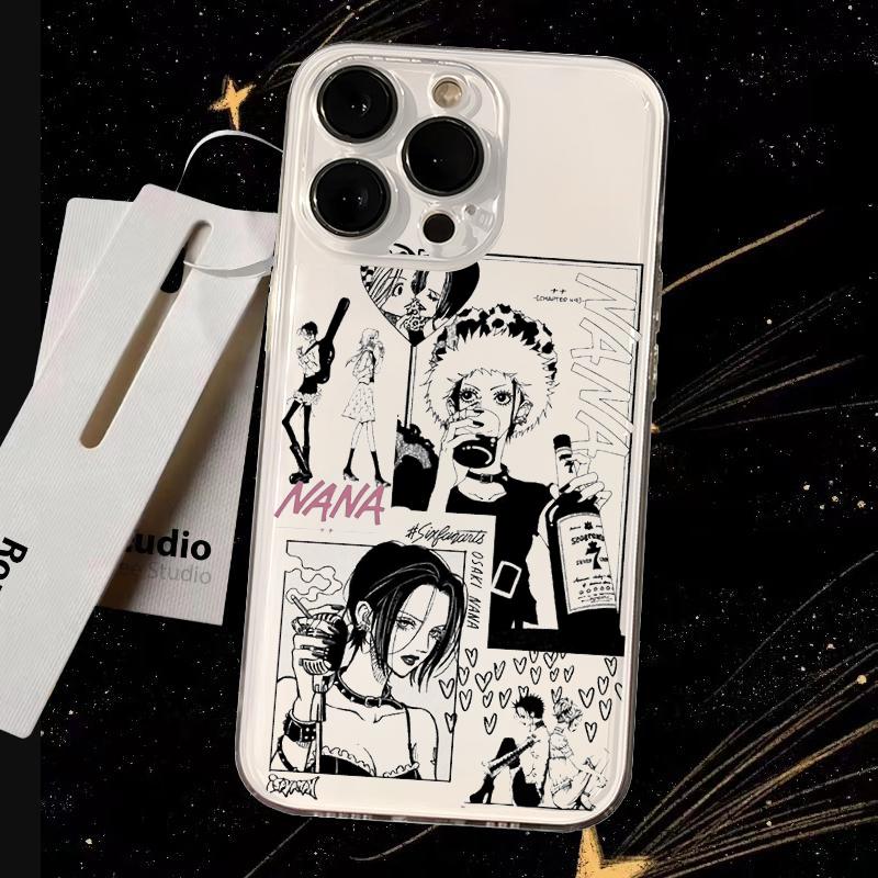 Чехол для телефона Япония Аниме Нана Осаки Для iPhone 17 16 15 11 12 14 13 Pro Max Mini X XS XR 7 Plus 17E Air Ударопрочный Чехол Fundas