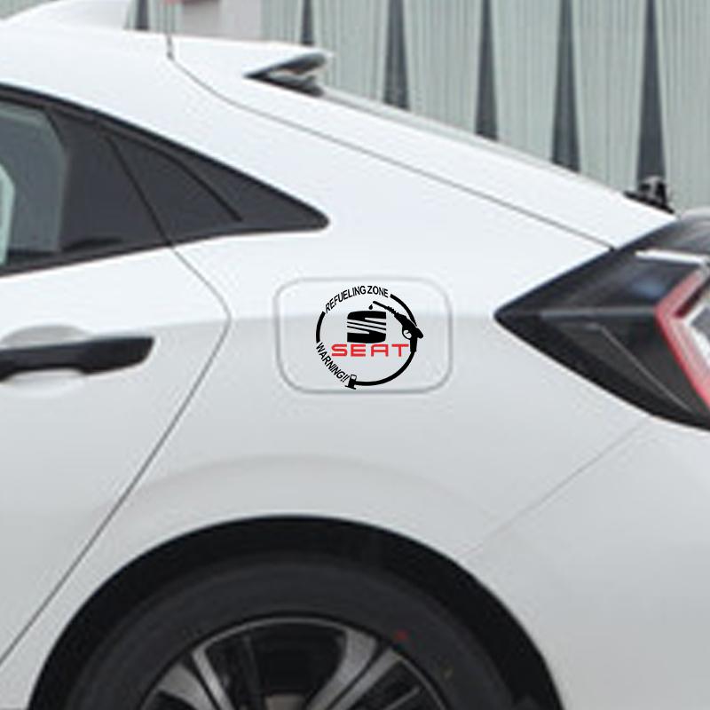 Виниловая светоотражающая наклейка на крышку бензобака, аксессуары для SEAT Leon MK1 MK2 MK3 5F Ibiza 6L 6J Altea Arona Tarraco Cupra Cordoba