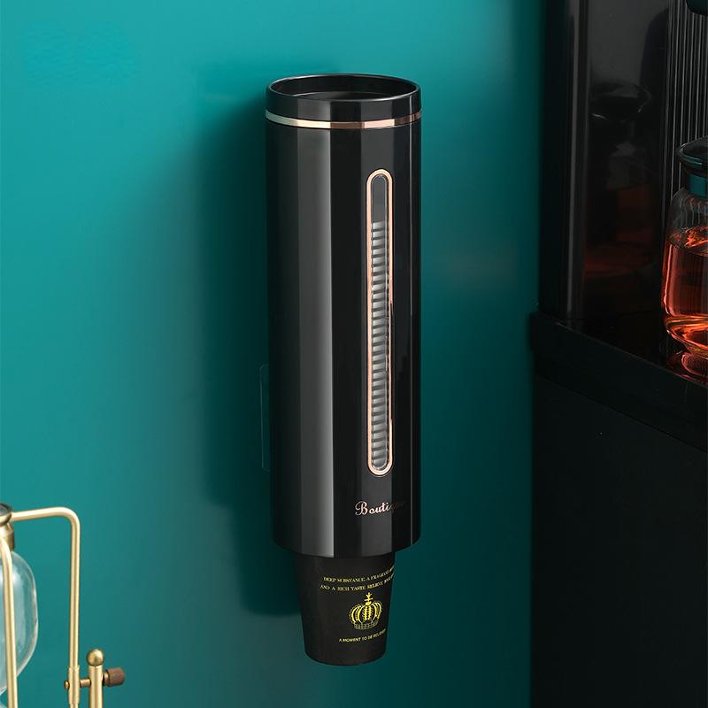 Wall Mounted/desktop Models Plastic Paper Cup Dispenser Household Disposable Cup Storage Rack Coffee Cup & Tea Cup Storage Rack