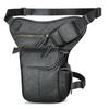Mens Real Leather Multifunction Casual Messenger One Shoulder Crossbody Drop Leg Bag Bag Waist Belt Pack