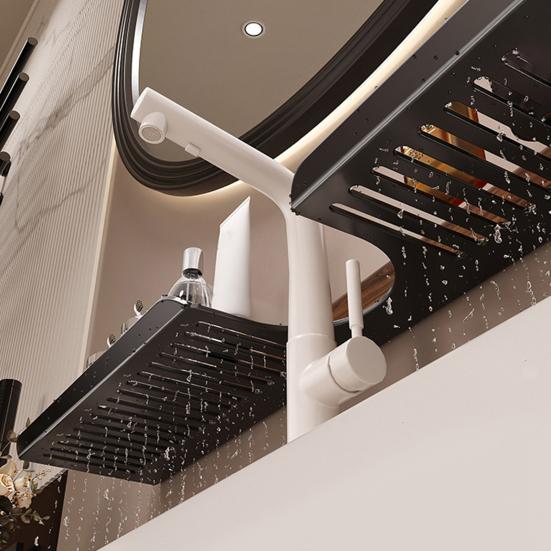 Стеллаж для хранения в ванной с присоской, высокая грузоподъемность, полая конструкция