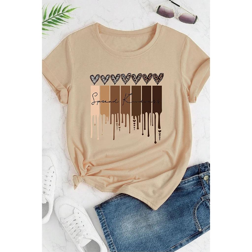 Футболка оверсайз с леопардовым принтом унисекс